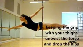 Pole trick tutorial: the superman mount