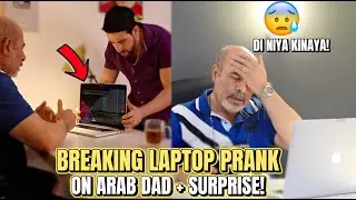 BREAKING Laptop PRANK on My ARAB Dad! *Kinabahan Siya!* 😅🇵🇭