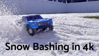 Snow Bashing in 4k - Arrma Senton 4X4