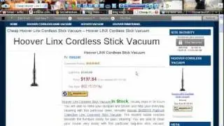 Cheap Hoover Linx Cordless Stick Vacuum for Sale