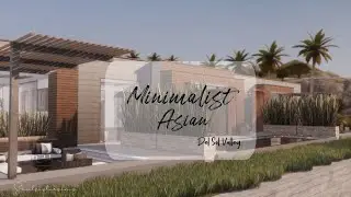 THE SIMS 4   | MINIMALIST ASIAN | BIG FAMILY HOUSE | SPEEDBUILD & STOP MOTION |DL & CC