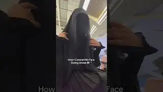 So here&rsquo;s how I did it #abaya #abayaniqab #hijab #umrah #ihram #makkah
