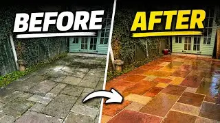 NO WAY It Was That Colour! CHEMICAL FREE Pressure Wash Reveal 🤯 🎥 💦 🔥 #satisfying #asmr 