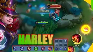 Harley EXP lane gameplay #mlbbwiki #mlbb