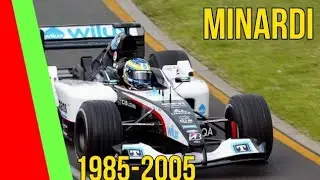 Эволюция болидов Minardi (1985-2005)