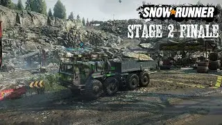 Stage 2 Finale This Is A Tough One!!! New Burning Mill DLC Snowrunner Phase 7 Tennessee USA Gameplay