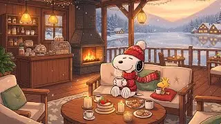 ❄️ Peaceful Winter Moments with Snoopy ☕ Cozy Relaxing Vibes for Work & Study
