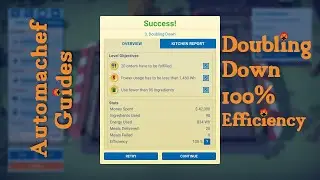 Automachef Tips & Tricks - Doubling Down 100% Efficiency