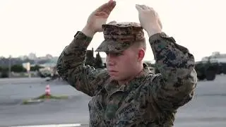 USMC Ground Guiding Tactical Vehicles - 3rd Marine Logistics Group