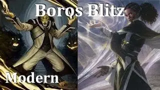 Modern MtG: Boros Blitz w/ Clever Lumimancer and Leonin Lightscribe aka Boros Prowess