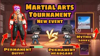 Get Free Mythic Lobby Everyone 🔥 Free Permanent Outfit & Headgare 🔥Martial Arts Tournament 🔥 PUBGM