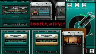 KOLEKSI Zooper widget TEMPLETE