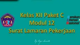 MODUL 12 BAHASA INDONESIA - PAKET C PKBM WIDYA UTAMA
