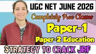 How to Crack JRF? UGC NET June 2026 Strategy @InculcateLearning #ugcnetpaper1 #ugcneteducation