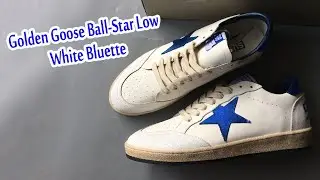Golden Goose Ball Star Low White Bluette Review From Supkicks