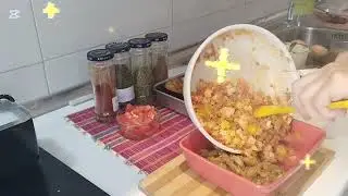 BERINJELA 🍆 RECHADA COM CHOURIÇO ASSADA AO FORNO 😋🥂