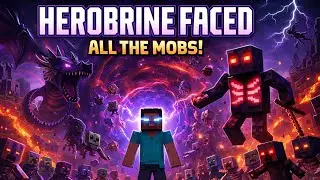 Herobrine vs All Minecraft Mobs &ndash; The Scariest Battle Ever!&rdquo;#friendship #shorts #trending
