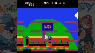Mappy-Land - Game Over (NES)
