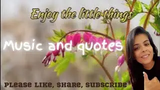 Relaxing music with flowers, Peaceful music and quotes
