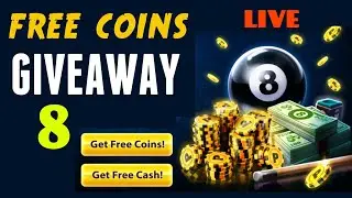 LIVE 8 BALL POOL - FREE COINS GIVEAWAY # 8