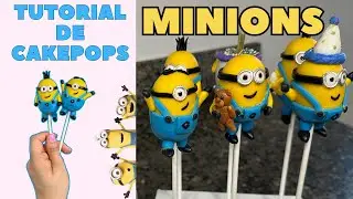 Aprende Hacer Cakepops de Minions Tutorial Facil