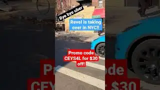 Revel rideshare is the new and better Uber! use promo code CEYS4L when you sign up for $30 credit!