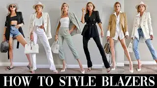 HOW TO STYLE BLAZERS // haul & try on Summer 2020 // Zara, H&M, Topshop