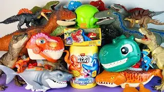 Jurassic World Unboxing Review Asmr Colorful Dinosaur T-rex Carnotaurus Indominus Rex Mosa Raptor