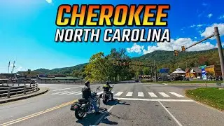 Cherokee North Carolina Driving Through