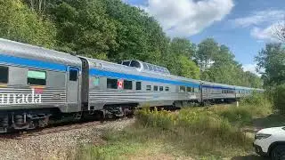 Via train on the Bala Sun just south of Parry Sound