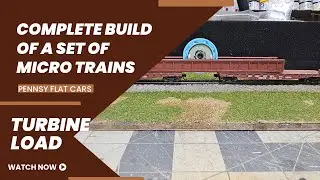 TBS 61 Micro Train PRR Flatcars with Load