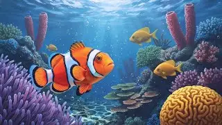 Stunning 4K Aquarium Video | Tropical Fish Tank, Coral Reef Colors & Relaxing Sleep Sounds