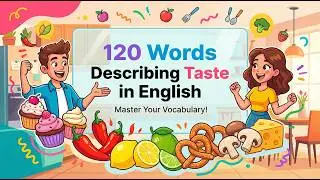 Learn Describing Taste in English