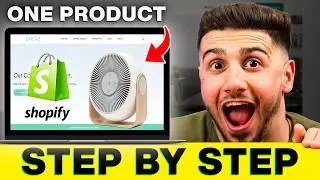 One Product Shopify Store | Using Shopify's AI Builder: FULL TUTORIAL (Step-by-Step)