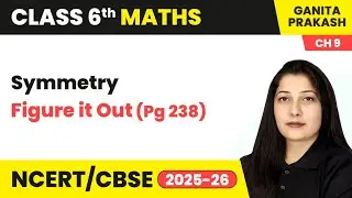 Symmetry - Figure it Out (Pg  238) | Class 6 Maths Chapter 9 | CBSE 2025-26