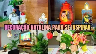 DECORAÇÃO NATALINA SIMPLES PRA VOCÊ SE INSPIRAR// 🎄☃️💐