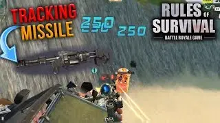 THE NEW TRACKING MISSILE IN RULES OF SURVIVAL IS CRAZY!! Death Race Gameplay