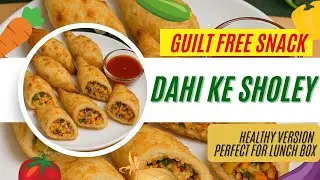 Dahi Bread Rolls | Curd Kebab Rolls | Dahi ke Sholay | Quick Snacks Recipe | Guilt Free Snacks