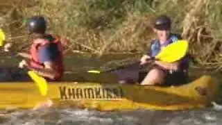Khamkirri River Rafting. Kalahari South-Africa