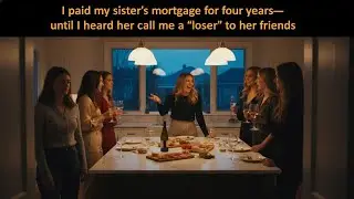 I PAID MY SISTER&rsquo;S MORTGAGE FOR FOUR YEARS&mdash;UNTIL I HEARD HER CALL ME A &ldquo;LOSER&rdquo; TO HER FRIENDS