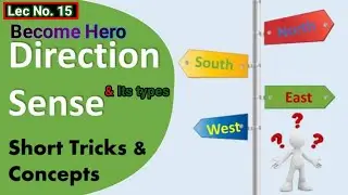 Lec 15: Direction Sense, Left & Right Logical reasoning with short rule in Urdu and Hindi