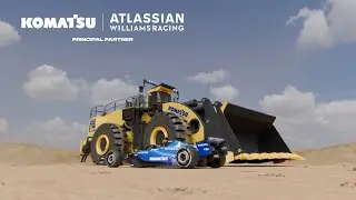 Optimising efficiency with KERS: Komatsu Wheel Loader vs. Atlassian Williams Racing F1 Car