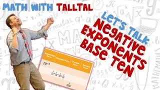 Let's Talk Negative Exponents Base Ten   Math with TallTal