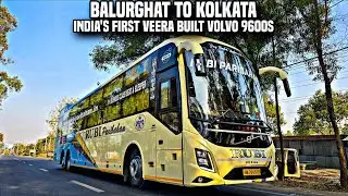 Balurghat To Kolkata Volvo Seater Sleeper Bus Journey | The Winter Special with Rubi Paribahan ❤️🎅🏻