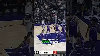 Unbelievable Performance by Anthony Edwards! Cash and Free Throw Line Jumper Dominate the Game #nba