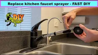 Replace kitchen faucet pull out sprayer