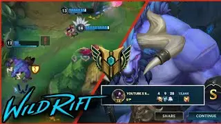 How I Carried A Worst Adc With Alistar Gameplay || How To Carry Your Team With Alistar -Wild Rift