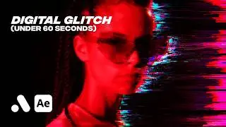 Pro Glitch Effect in 60 Seconds (No Plugins) | After Effects