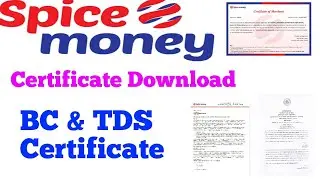 Spice money Certificate download Kaise kare|| Spice money agent certificate download||T ashes