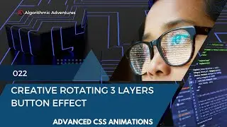Creative rotating 3 layers button effect | Creative CSS Animations